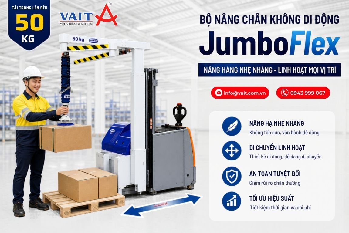 Bộ nâng hạ chân không di động Schmalz